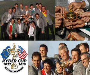 Puzzle Η Ευρώπη κερδίζει το Ryder Cup 2010
